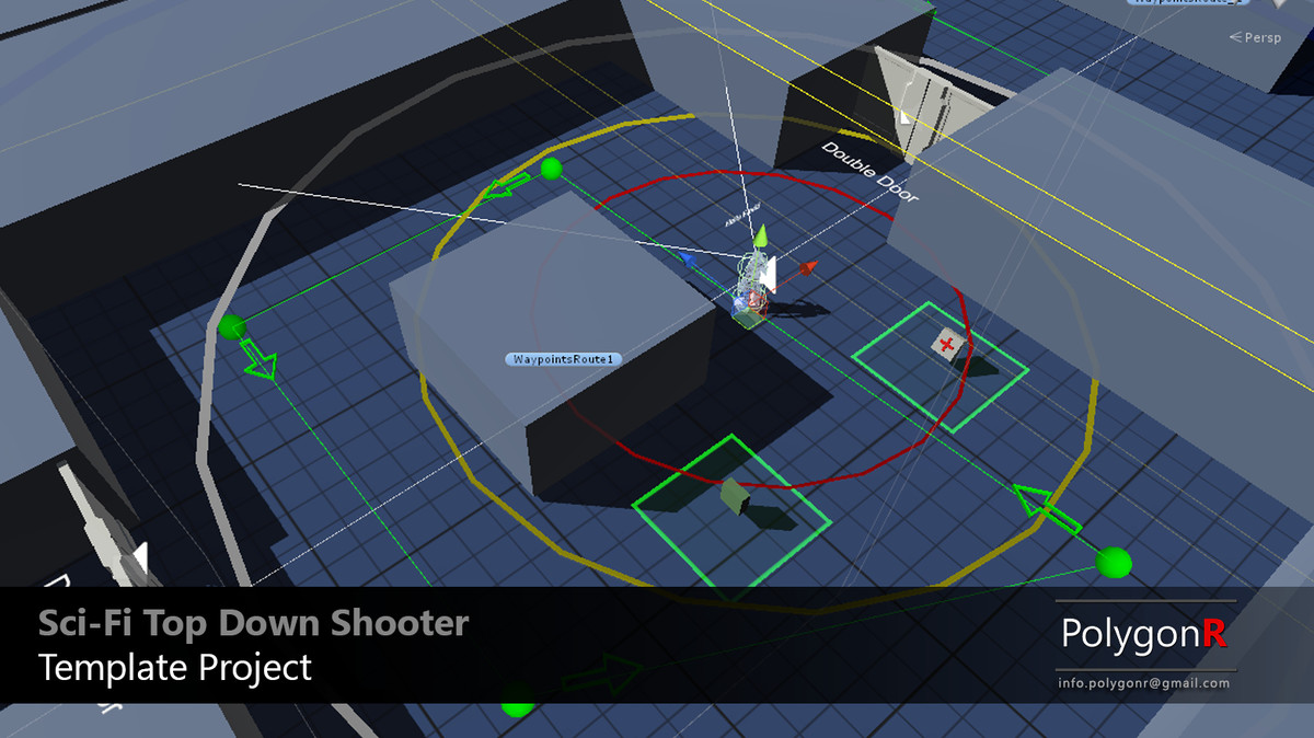 Sci Fi Top Down Game Template - Unity科幻射击游戏模板