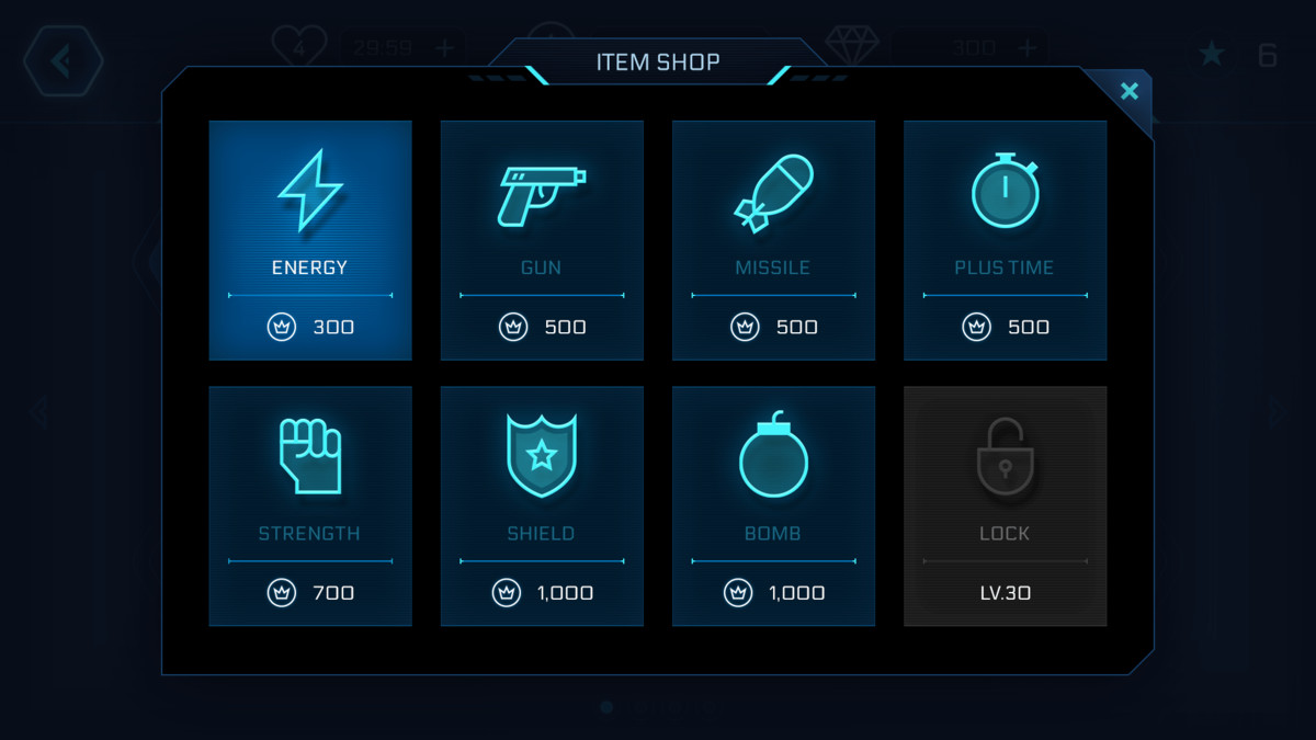 GUI Kit Sci-Fi Blue - Unity科幻蓝GUI图形包