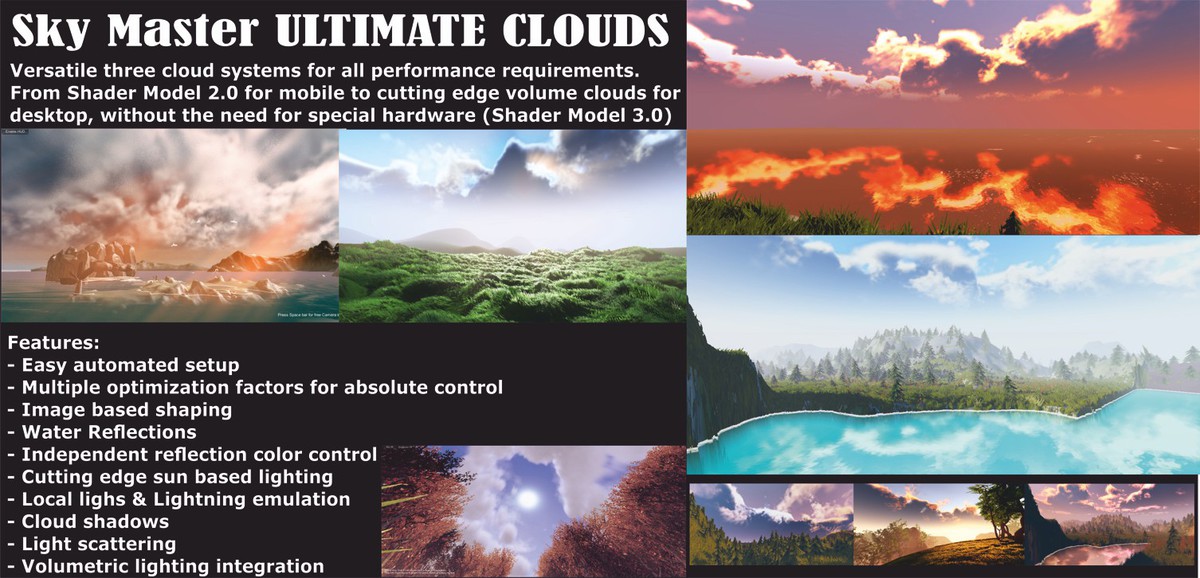 Sky Master ULTIMATE v4.0 - Unity天空照明海洋系统