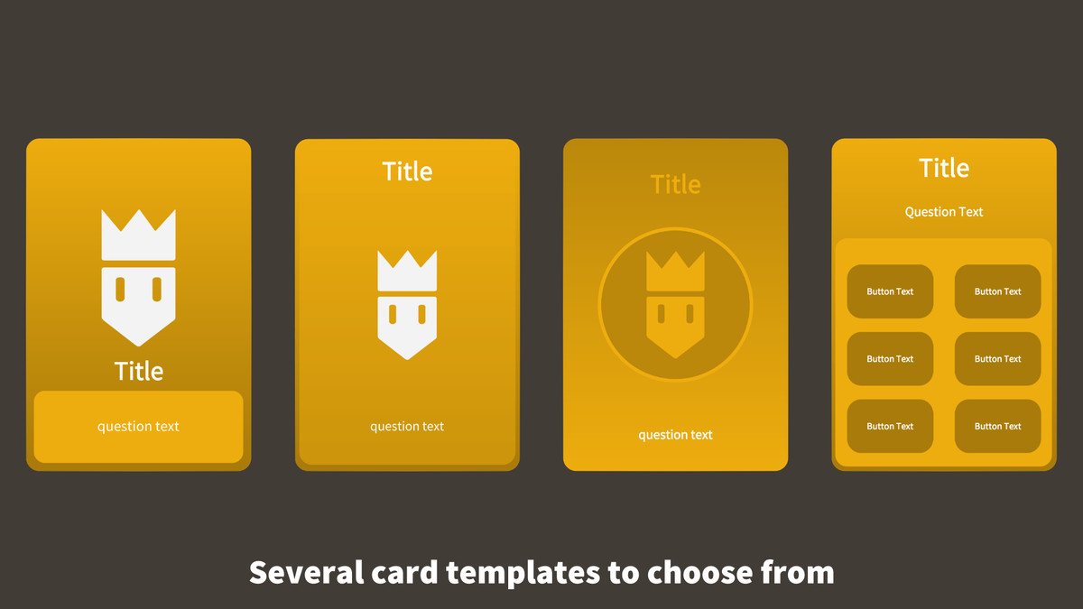 Unity Kings Card Swiping - 卡 片决策游戏源码