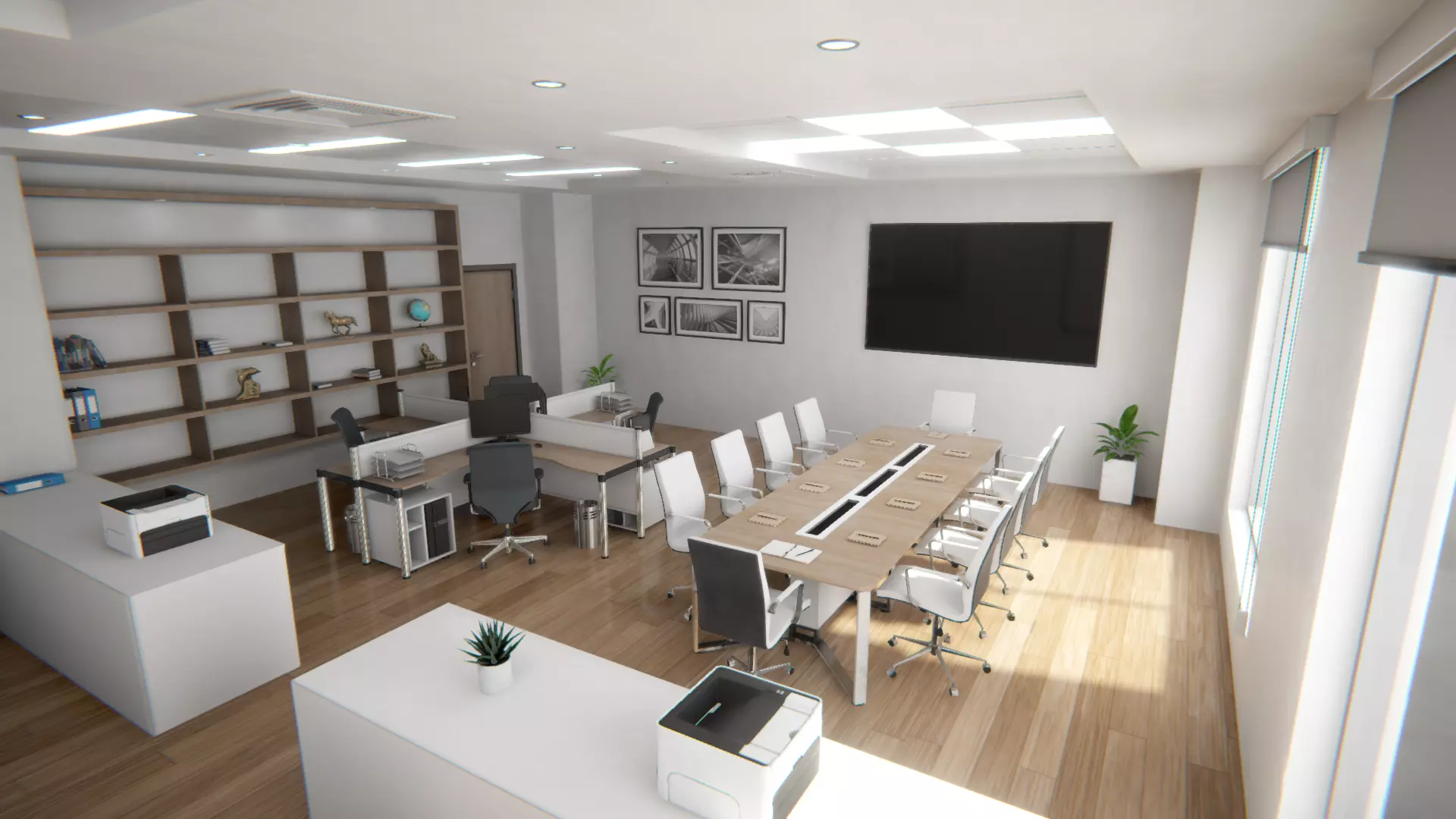 图片[4]-Unity 办公室会议室URP场景模型 Office With Conference Room1.0 - 盘古CG网-盘古CG网