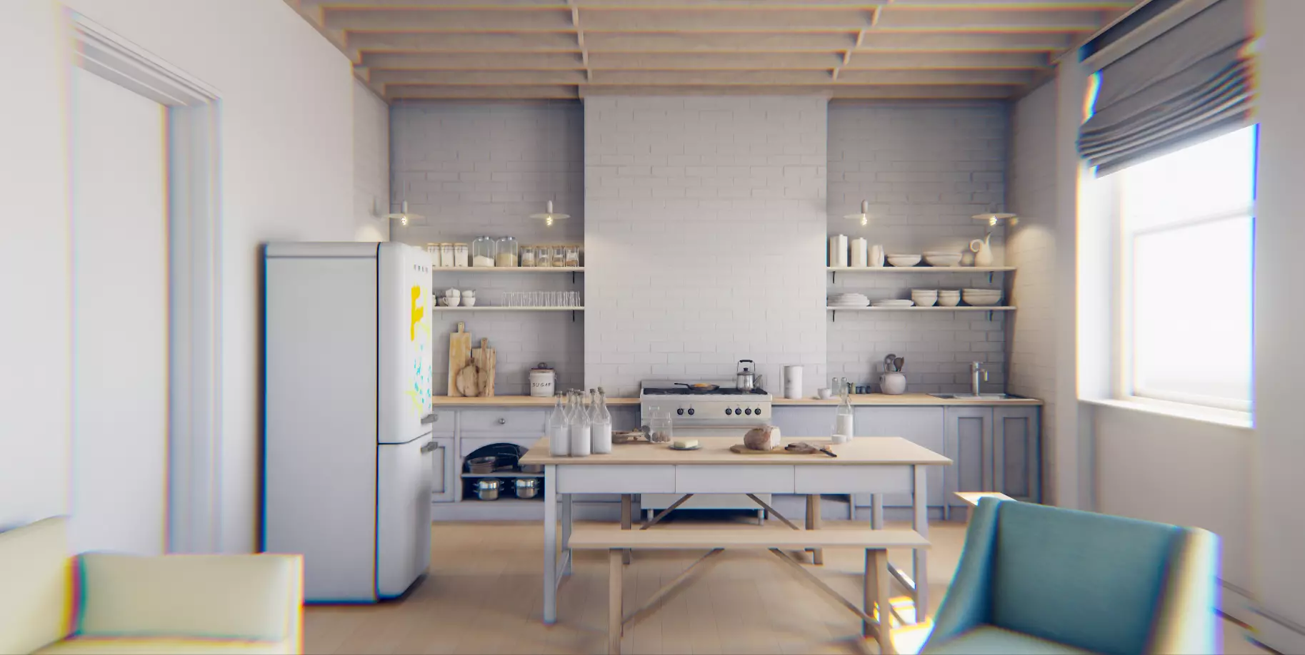 图片[2]-Unity FR_KitchenRoom_V1.0 3D厨房餐厅客厅模型环境场景资源 - 盘古CG网-盘古CG网