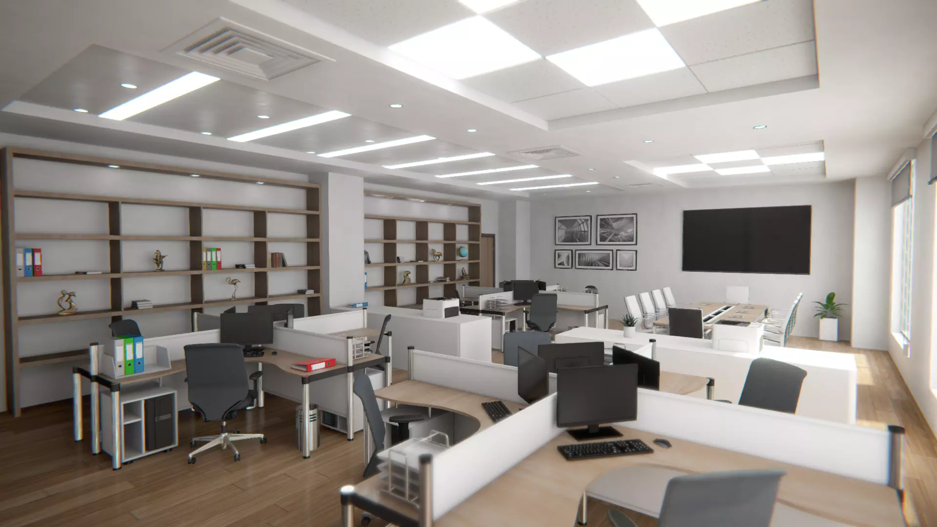 图片[2]-Unity 办公室会议室URP场景模型 Office With Conference Room1.0 - 盘古CG网-盘古CG网