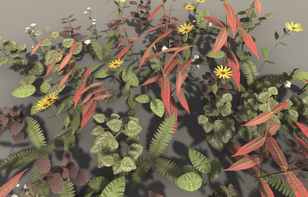 PBR Plant Pack Volume 2 - Unity PBR植物3D包